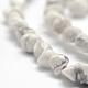 Chapelets de perles en howlite naturelle G-F465-05-3