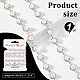 Цепочки со стразами DIY-WH0651-13-2