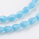 Imitation Jade Glass Beads Strands GLAA-A036-A13-4