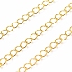 Brass Twisted Chains X-CHC-Q001-5x4mm-G-2