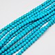 Synthetic Turquoise Beads Strands TURQ-G106-12mm-02F-1