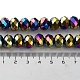 Electroplate Glass Beads Strands GR8X12MMY-M-2