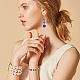 Aricraft 160 pièces 4 styles de perles de lampe mauvais œil faites à la main LAMP-AR0001-28-5