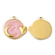 Real 18K Gold Plated 304 Stainless Steel Pendants STAS-A084-25G-01-1