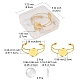 Kit fai da te per la creazione di braccialetti a cupola vuoti DIY-FS0003-50G-5