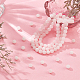 Olycraft circa 124 pz 6mm perline di quarzo rosa smerigliato perline di quarzo rosa naturale perline di cristallo rosa opaco perline rotonde sciolte della pietra preziosa pietra energetica per il braccialetto collana orecchino creazione di gioielli artigianato fai da te G-OC0003-57B-5