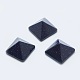 合成ブルーゴールドストーン青金砂石カボション  ピラミッド  20x20x12~13mm  対角長さ：26mm G-G759-Y16-1