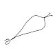 Nylonband Halskette Herstellung MAK-T005-21A-1