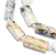 Blanc naturel opale africain perles brins G-E530-16F-3