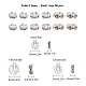 SUNNYCLUE 150Pcs 3 Style Brass Rhinestone Spacer Beads RB-SC0001-06-2