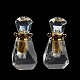 Colgantes de botella de perfume de cristal de cuarzo natural G-A026-13A-1