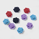 Mixed Resin Flower Cabochons X-CRES-B3395-M-1