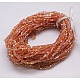 Electroplate Crystal Glass Faceted Cube Beads Strands EGLA-F013-C07-2