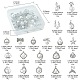 20 stücke 20 stil legierung kristall strass anhänger ALRI-YW0001-14-3
