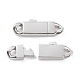 304 Stainless Steel Bayonet Clasps STAS-M325-16P-1