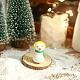 Mini-Schneemann-Ornamente aus Glas zum Thema Weihnachten XMAS-PW0002-05A-02-1
