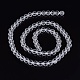 Chapelets de perles en verre transparent X-GLAA-R095-10mm-15-2