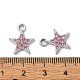 Подвески из сплава и страза RB-P037-01P-02-3