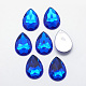 Acrílico Diamante de imitación plana espalda cabujones X-GACR-Q010-10x14-03-1