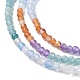 Chapelets de perles d'agate naturelle G-P514-A05-01-4