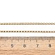 Латунь цепи ожерелья MAK-L009-10G-3