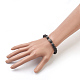 Natural Lava Rock Beads Stretch Bracelets BJEW-JB03850-07-4