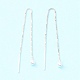 925 Sterling Silver Ear Thread STER-P047-09S-2