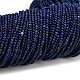 Natürlicher Lapislazuli Perlenstränge&nbsp;G-RM250101-B37-2