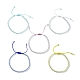 Bracelet de perles de verre tressées pour femme BJEW-JB09657-1