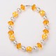 Acryliques colliers de perles rondes NJEW-JN00729-04-1