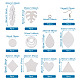 Kits de fabrication de boucles d'oreilles pendantes en forme de feuille DIY-TA0008-26P-9