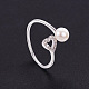 SHEGRACE Adorable 925 Sterling Silver Cuff Ring JR334A-2