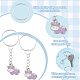 Брелок из эмалевого сплава KEYC-GO00006-5