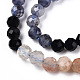 Natural & Synthetic Mixed Gemstone Beads Strands G-D080-A01-02-38-3
