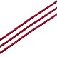 Cordones de hilos de hilo de nailon redondo teñido ecológico OCOR-L001-842-205-1