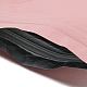 プラスチック包装のジップロック袋  トップセルフシールパウチ  長方形  ピンク  12x9x0.15cm  片側の厚さ：2.5ミル（0.065mm） OPP-K001-01A-01-2
