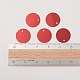 オーナメントアクセサリープラスチックスパンコール/スパンコールチャーム  フラットラウンド  インディアンレッド  12~13x0.1mm  穴：1.4mm PVC-E001-09-YD01-3