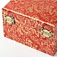 Rectángulo chinoiserie regalo embalaje cajas de joyas de madera OBOX-F002-18B-01-6