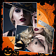Sunnyclue 10 Stück Halloween-Themen-Glasanhänger FIND-SC0005-95-5