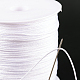 DIYキット  鉄縫い針付き  ナイロン糸  黒いふたが付いているプラスチックチューブ  プラチナ  20x105mm DIY-PH0027-52-6