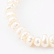 Anneaux extensibles en perles naturelles RJEW-JR00330-05-3