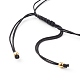 Adjustable Nylon Thread Braided Bead Bracelets BJEW-JB06262-02-3