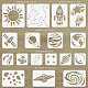 Fingerinspire 17 pz spazio universo pianeta stencil 11.8
