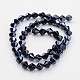 Electroplate Glass Beads Strands GB6mm27Y-B-2