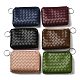 Diamond Textured PU Leather Wallets with Alloy Zipper AJEW-B024-05-1