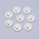 10.5MM Sunflower Acrylic Pearl Flatback Cabochons for Bracelet Making X-MACR-F016-22-1
