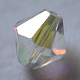 Abalorios de cristal austriaco de imitación SWAR-F022-3x3mm-02-1