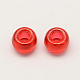 Perles européennes en acrylique transparente MACR-Q156-02B-1
