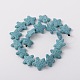 Star Synthetic Lava Rock Beads Strands G-N0099-14-2