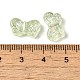 Perline acriliche trasparenti con placcatura uv&nbsp;OACR-G036-14B-3